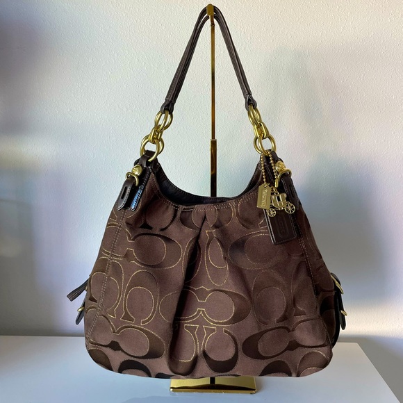 Coach Handbags - Coach Signature Monogram Handbag
